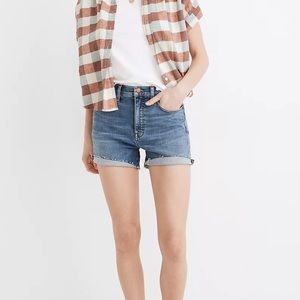 Madewell Button Front Jean Short